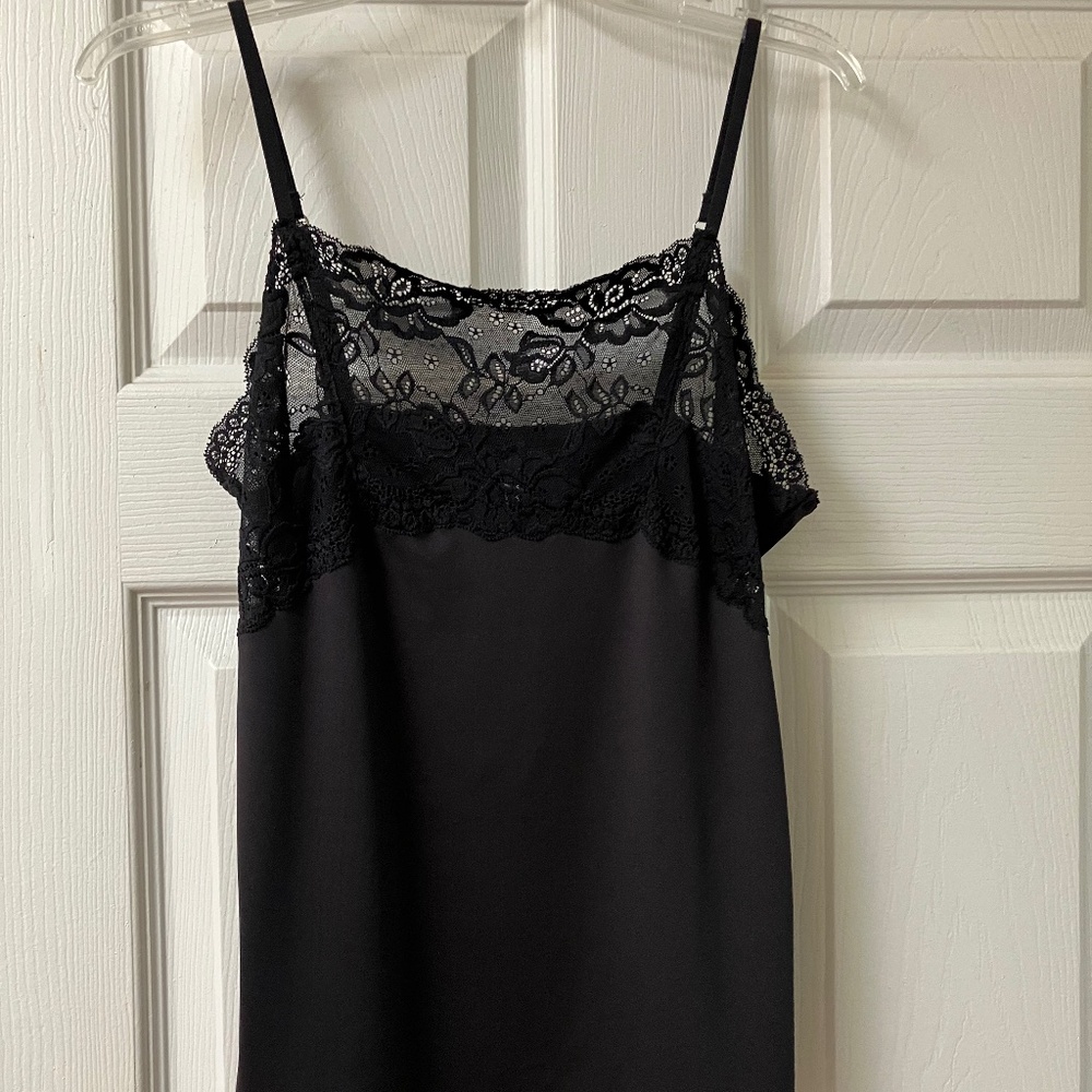 Black lace cami
